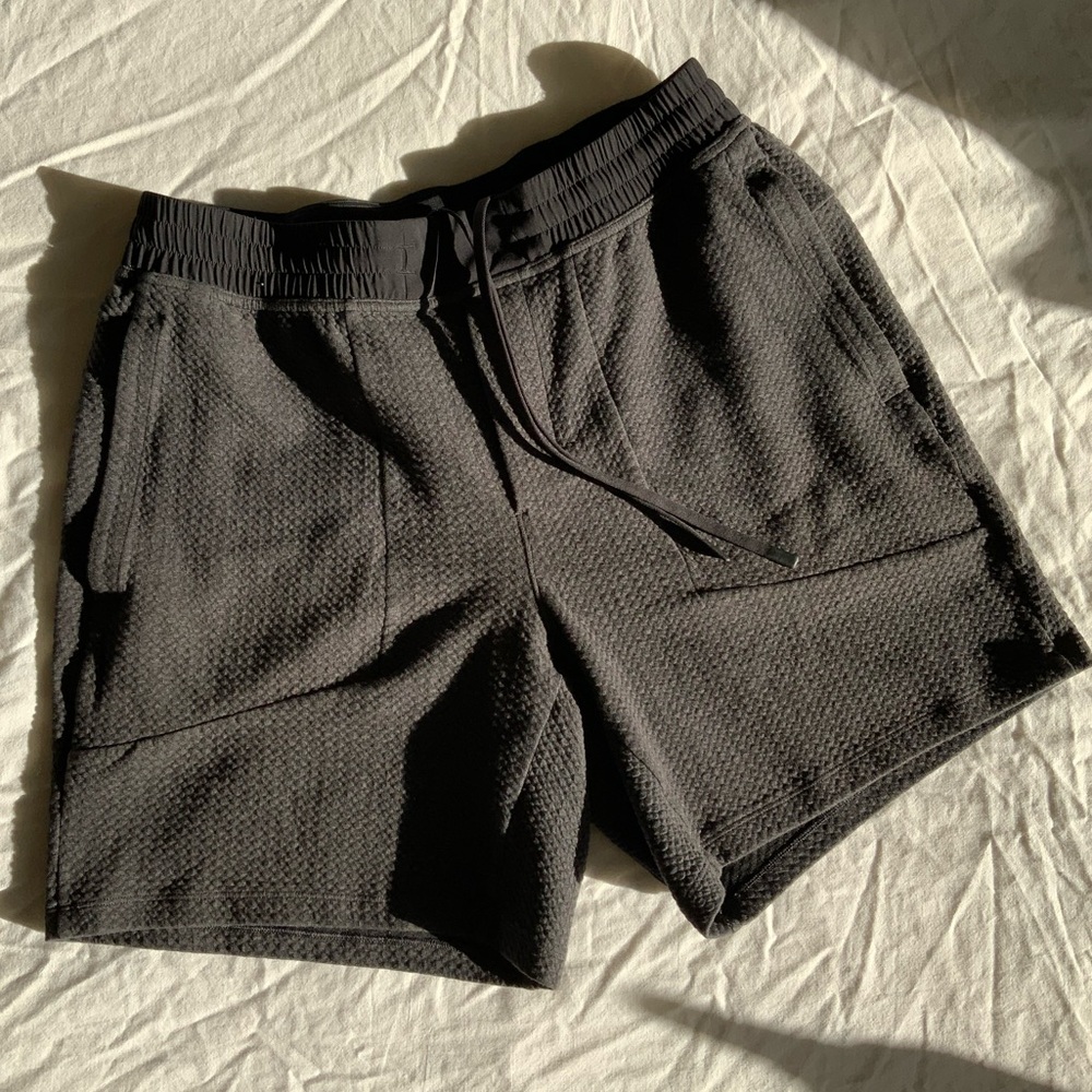 Lululemon At Ease Black Shorts